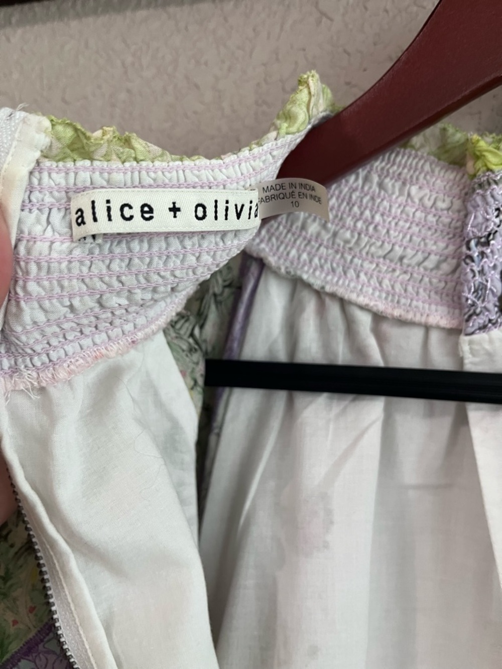 Alice + Olivia Lavinia Tiered Floral Print Mini Dress - Picture 5 of 16